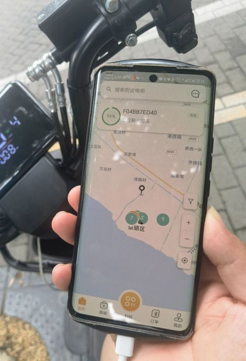 换电柜在崇明投用 让骑手配送更省心3.jpg