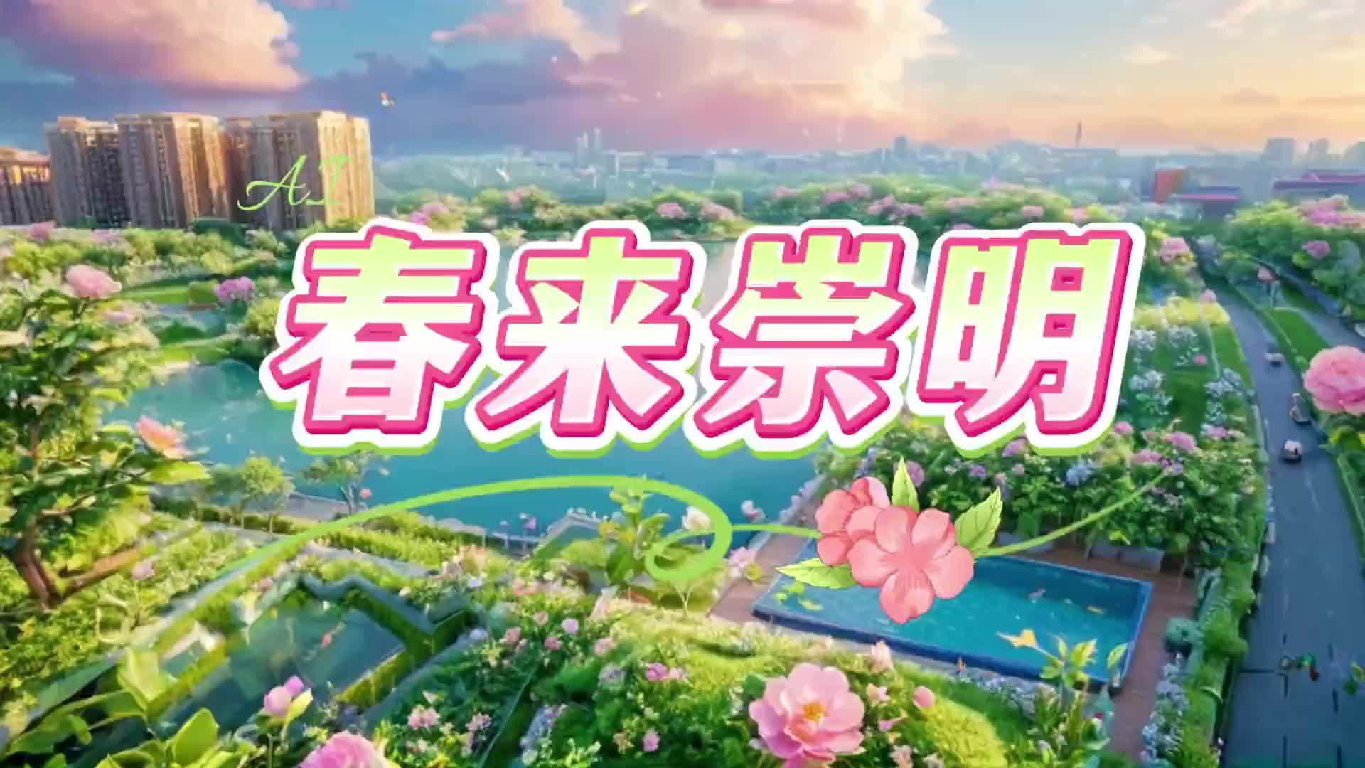 跟着AI，感受崇明的春暖花开
