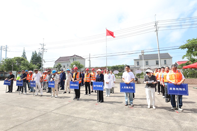 竖新镇开展2026年防汛防台综合应急演练暨竖新镇防汛防台工作调度会