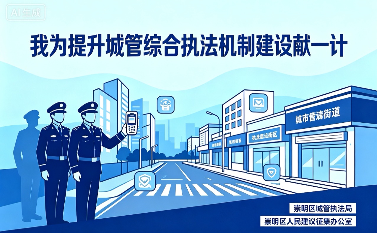 我为提升城管综合执法机制建设献一计