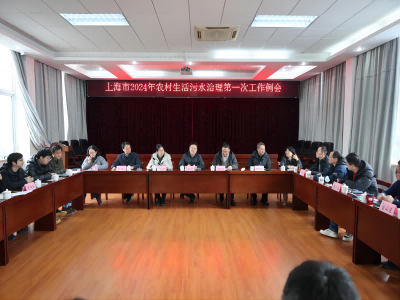 上海市2024年农村生活污水治理第一次工作例会在崇召开