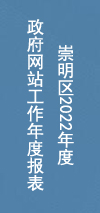 崇明区2022年度政府网站工作年度报表