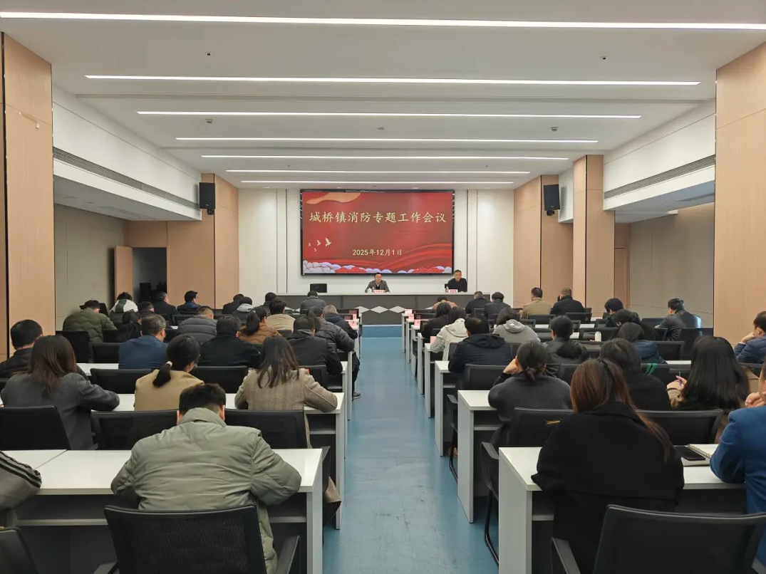 城桥镇召开消防专题工作会议并组织开展消防安全大检查